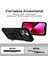 Iphone 13 Pro Telefon Kılıfı 6.1 Inç Slayt Kamera Koruma Kapağı Hafif Yüzük Kickstand Hibrid Pc+Tpu Telefon Shell-Black (Yurt Dışından) 2