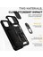 Iphone 13 Pro Telefon Kılıfı 6.1 Inç Slayt Kamera Koruma Kapağı Hafif Yüzük Kickstand Hibrid Pc+Tpu Telefon Shell-Black (Yurt Dışından) 4