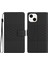 Iphone 13 Mini Telefon Kılıfı Için 5.4 Inç Retro Basılı Desen Hücre Standı Anti-Drop Cilt Dokunma Duygu Flip Deri Cüzdan Kapağı Strap-Black (Yurt Dışından) 2