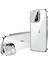 Iphone 13 Pro Max Telefon Kılıfı Için Cam Kamera Film Kickstand Telefon Kılıfı Elektraplatma Tpu Cover-Silver (Yurt Dışından) 1