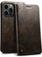 Iphone 13 Pro Telefon Kılıfı Için Tam Koruma Flip Shockproof Pu Deri+Tpu Kılıfı Cüzdan ve Stand 6.1 Inç-Black (Yurt Dışından) 1