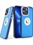 Iphone 13 Pro 6.1 Inç Kılıf Cilt Touch Ince Telefon Kapağı Için Yumuşak Tpu Pc Kılıfı -Blue (Yurt Dışından) 1