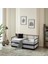 Forte Yavrulu Karyola Daybed Tek-Çift Kişilik Metal Karyola Siyah 1