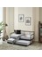 Forte Yavrulu Karyola Daybed Tek-Çift Kişilik Metal Karyola Siyah 2