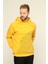 Kapşonlu Baskılı Kanguru Cepli Sweatshirt 1