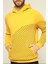 Kapşonlu Baskılı Kanguru Cepli Sweatshirt 5