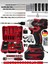 128VF Professional Somun Bijon Sökme Şarjlı Darbeli Matkap Vidalama Set Setli 32 Parça Sch1-5m 2