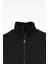 Erkek Mevsimlik Yarım Fermuarlı Dik Yaka Uzun Kollu Armalı Rahat Likralı Pamuklu İki Iplik Sweatshirt 3