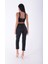 Paçaları Dikişsiz ve Yüksek Belli Cepli Astarsız Kadın Kot Pantolon Mom Fit Jean Antrasit Denim 4
