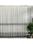 Taç Eteği Gri Çizili 1/3 Sık Pile Tül Perde Tek Kanat - Ekru - Gri 100 x 270 cm 4