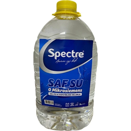 Spectre Distile Saf Su 5 lt Ütü-Akü-Antifriz Tamamlama Suyu
