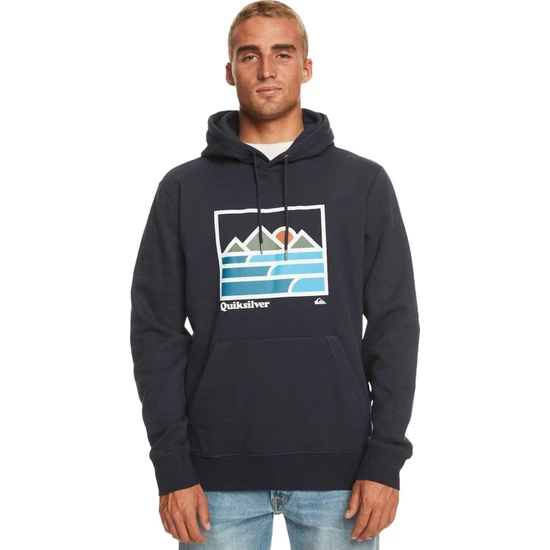 Quiksilver Landscape Lines Erkek Sweatshirt EQYFT04832-12818 EQYFT04832-12818018