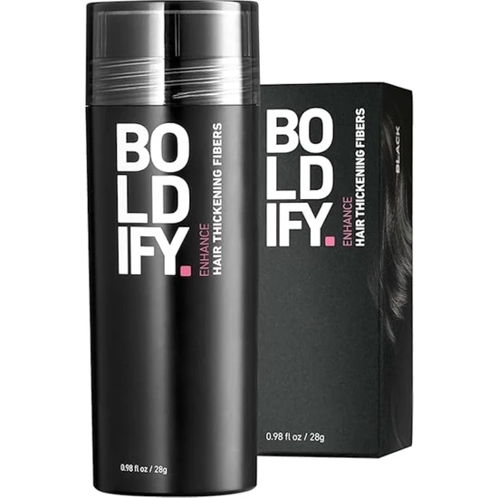 Boldify Saç Dolgunlaştırıcı Fiber Koyu Kahve 28GR- Hair Building Fibers