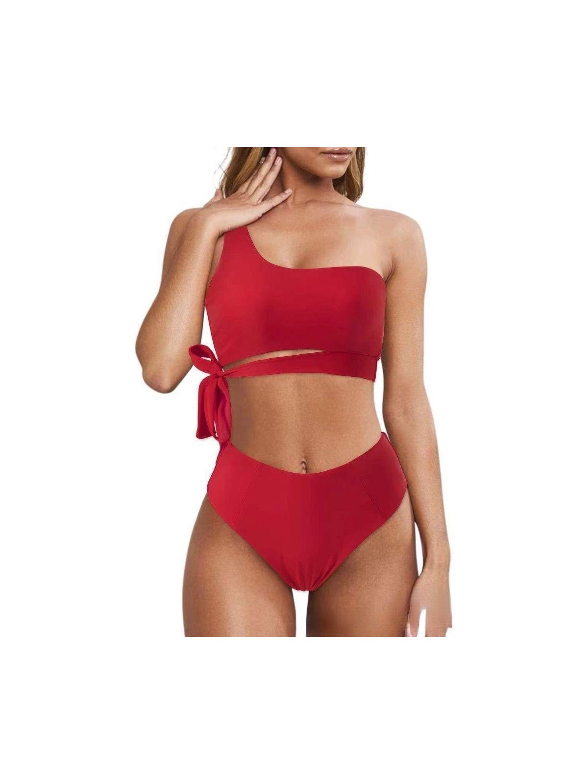 Deep Beach YANDAN BAĞLAMALI BİKİNİ TAKIM DB200706BT - Görsel 5