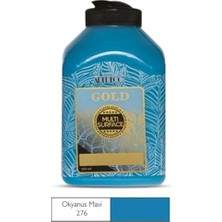 Gold Multi Surface Akrilik Boya 500 Ml. 276 Okyanus Mavi