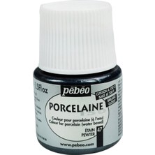 Porcelaine 150 Porselen Boyası 47 Pewter