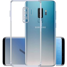 Kvy Samsung Galaxy S9 Plus Kamera Korumalı Süper Silikon Kılıf Ekran Koruyucu