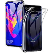 Kvy Huawei Honor 20 View Kamera Korumalı Süper Silikon Kılıf Ekran Koruyucu