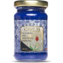 Gold Geleneksel Ebru Boyası 105ML - 451 Lahor Mavi