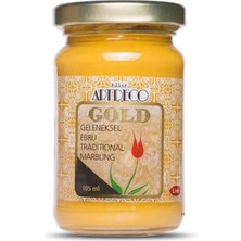Gold Geleneksel Ebru Boyası 105ML - 165 Oksit Sarı