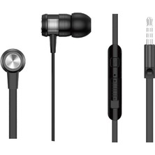 Lucatech Samsung Xiaomi Oppo Huawei Uyumlu Slikonlu Metal Kafa Kulaklık 3.5 mm Jack Girişli