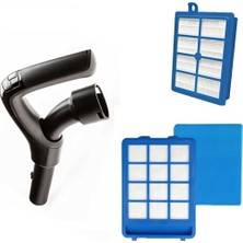 Srfn Ticaret Philips FC9928 Marathon Ultimate Uyumlu Kumanda Sapı+Hepa Filtre Seti