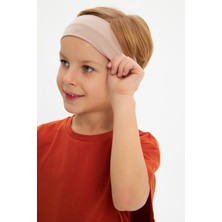 Babygiz Sütlü Kahve Erkek Pamuklu Penye Kaymaz Terletmez Esnek Saç Bandı