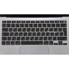 McStorey Macbook Air M1 Klavye Kılıfı 13 inç Rusça Harf Baskılı A2179 A2337 ile Uyumlu
