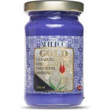 Artdeco Gold Geleneksel Ebru Boyası 105 ml 436 Mor