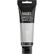 Liquitex Basics Akrilik 118 ml Silver