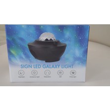 MR Shopping LED Projektör Yıldızlı Gökyüzü Galaxy Light Uzaktan Kumandalı/ Bluetooth Müzik Çalar/ Disko Topu