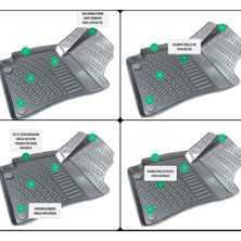 OtoLine Bmw 5 Serisi G30 2024 Model 4d Bagaj Paspas Set