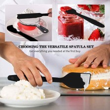 Yiqln Isıya Dalı Silikon Spatula, Yapışmaz Ergonomik Pişirme Pişirme Karıştırma Kauçuk Spatula Mutfak Gereçleri (Yurt Dışından)