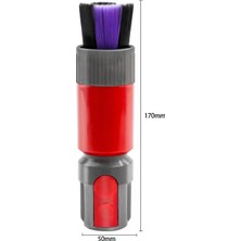 Zhicheng Dyson V7 V8 V10 V11 V12 V15 Elektrikli Süpürge Emme Fırçası Kafası Aksesuarları Için Kendi Kendini Temizleyen Toz Giderme Yumuşak Fırça Kafası (Yurt Dışından)