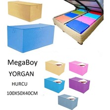 Faial 2 Adet Mega Yorgan Hurcu 100 x 50 x 40 cm  Büyük Boy Hurç Eşya Taşıma