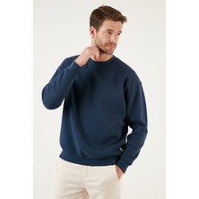 Buratti Regular Fit Bisiklet Yaka Pamuklu Içi Tüylü Yumuşak Şardonlu Sweat Erkek Sweat 5905255