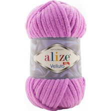 Alize Velluto 378 Orkide El Örgü Ipliği