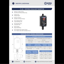 Ems Kontrol - Göstergeli Sıcaklık Nem Transmitteri