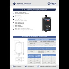Ems Kontrol - Göstergeli Fark Basınç Transmitteri