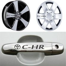 TSC C Hr Kapı Kolu Jant Sticker (10 Adet) Etiket Yapıştırma Z29