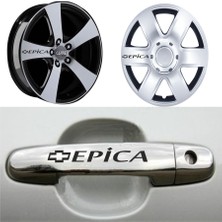 TSC Epica Kapı Kolu Jant Sticker (10 Adet) Etiket Yapıştırma Z65