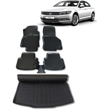 Wöller Vw Passat B8 Paspas Bagaj Havuzu Set 2015 2021 Arası 3D Wöller Ultraflex Set