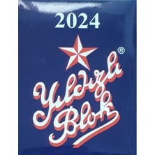 Yıldızlı Blok Masa Takvimi 2024