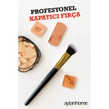 Aytan Home Profesyonel Oval Kapatıcı Fırça, Makyaj Fırçası, Concealer Brush