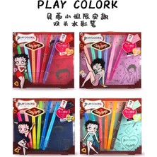 Luoxinguo Mor Takım Elbise A Tombow Dragonfly Playcolork Ölçer Çift Uçlu Suluboya Kalem Miss Betty Sınırlı Sayıda Set (Yurt Dışından)