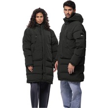 Jack Wolfskin Dellbrueck Long Unisex Yeşil Outdoor Ceketi