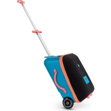 Micro Ride On Luggage Eazy Scooter Bagaj Ocean Blue