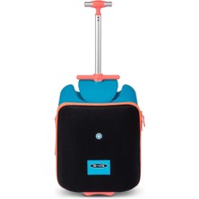 Micro Ride On Luggage Eazy Scooter Bagaj Ocean Blue