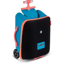 Micro Ride On Luggage Eazy Scooter Bagaj Ocean Blue