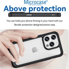 Microcase Iphone 15 Pro Shield Darbeye Dayanıklı Yarı Esnek Plastik Kılıf - AL8100